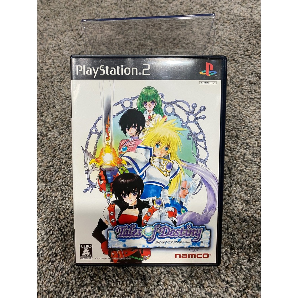 Tales of Destiny Namco Sony PS2 NTSC-J Excellent Japanese Import OS